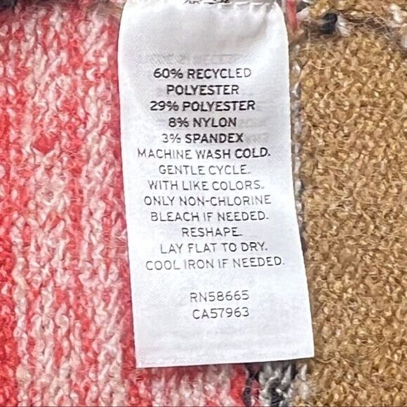 BP Black Marl Stripped Crop Cardigan Sweater NWT - Picture 8 of 8